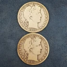 1910 P/S Barber Half Dollars - Free Shipping USA