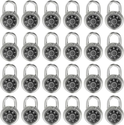 Wholesale Lot of 24 Pcs Black Standard Dial Combination Lock Turnplate 2 Inch