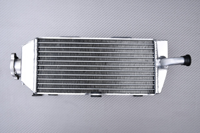 Radiateur droit racing ultra-renforcé AVDB pour moto Yamaha WRF 426 en aluminium forgé