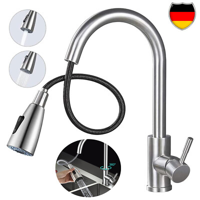 Küchenarmatur Spültisch Brause Mischbatterie 360° ausziehbar Handbrause Armatur