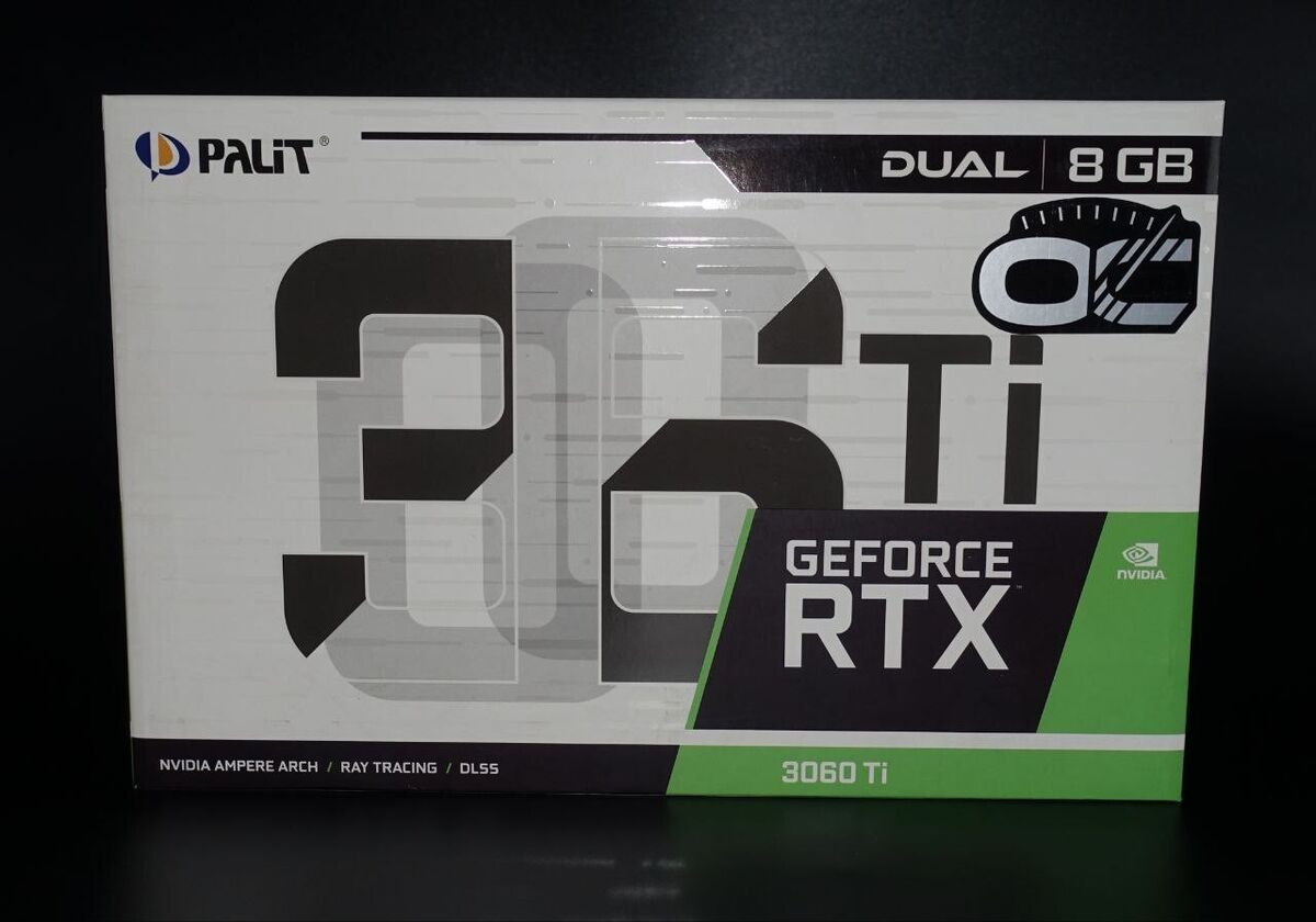 Graphics Card Palit GeForce RTX3060Ti Dual OC 8GB GDDR6 Graphics Card Palit GeForce RTX3060Ti Dual OC 8GB GDDR6