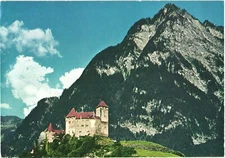 Balzers Liechtenstein Gutenberg Castle Château Gutenberg Postcard