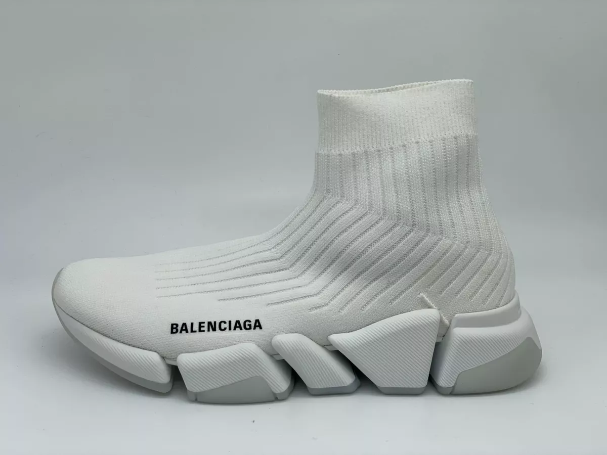 BALENCIAGA Speed 2.0 stretch-knit high-top sneakers