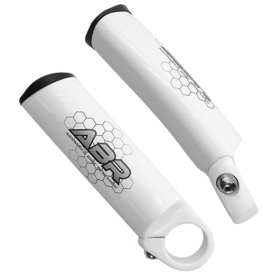 ABR MANUBRIO CORNA APPENDICI PROLUNGHE BIANCO BICI BICICLETTA MTB