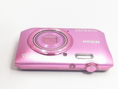 Nikon COOLPIX S3600 20.1MP 8x Wi-Fi Digital Camera From JAPAN