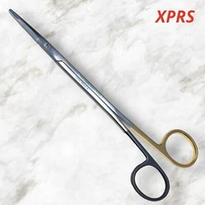 Set of 5 Supercut TC Gorney Scissors, 7”, Curved, Serrated, Flattened Tips