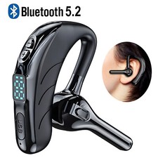 Trucker Wireless Bluetooth 5.2 Earpiece Headset Earbud Noise Cancelling Mic