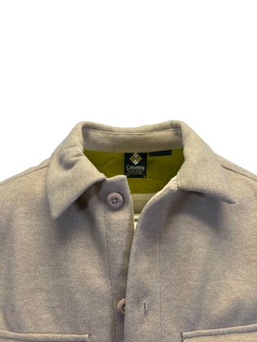 Columbia Men's Shirt Jacket Wallowa L/S- Crushed Clay | Black | Python Green - Picture 20 of 24