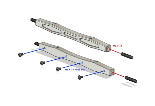 RC 1/10 CNC Aluminum Lift Kit & Link For CEN Racing Ford F250 Truck (Black) - Picture 39 of 40