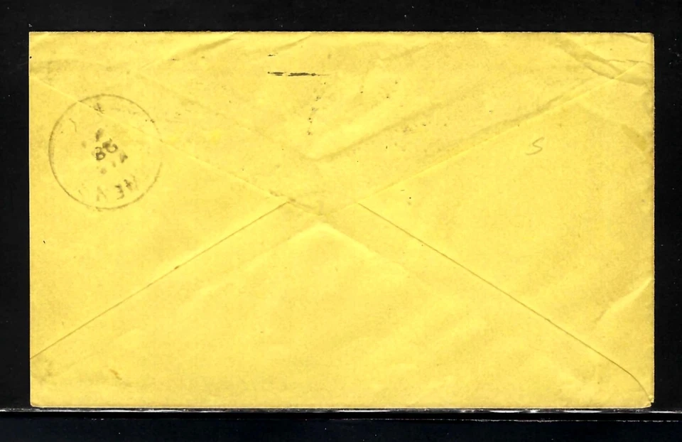 1894 ENGRAVERS ADVERTSING DROP LETTER - SYRACUSE NY MACHINE CANCEL TO SAWANS NY - Image 2 of 2