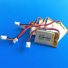 5 pcs 200mAh 3.7V LiPo Li Polymer Rechargeable Battery 402030 JST 2P 2.0mm Plug