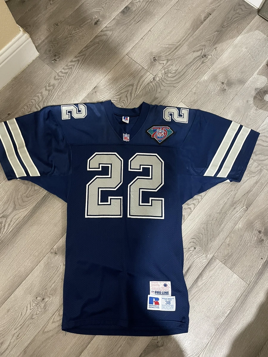 Vintage 90s Russell Pro Line NFL Dallas Cowboys Emmitt Smith Jersey