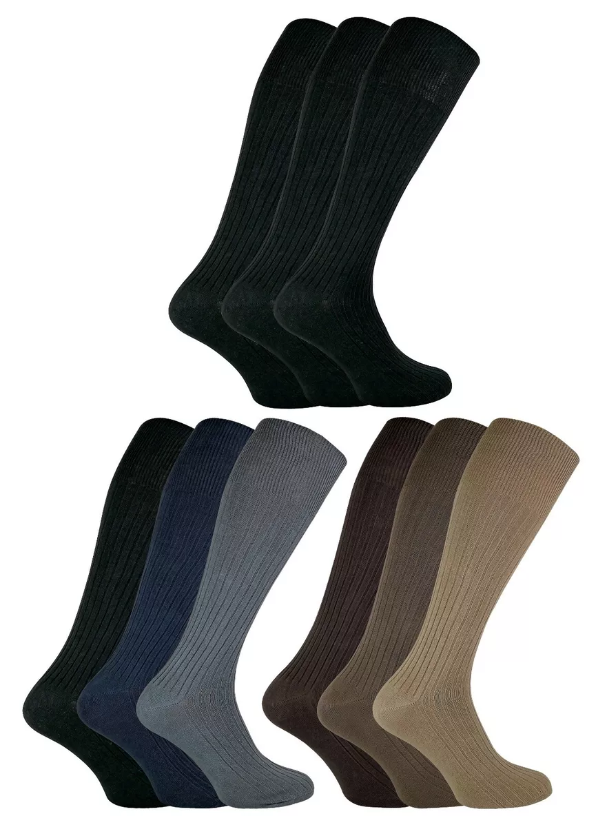 100 cotton men’s dress socks