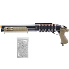 Umarex TF Tri-Shot 6mm Airsoft Rifle Black/Tan 2278994 w/Pack of 1000 BBs Bundle