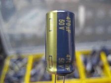 Panasonic - FC Series - Radial Electrolytic Capacitors - 50v 470uF - 5 Pieces