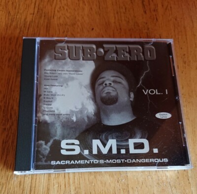 New Sub-Zero Sacramento Most Dangerous 1997 Rare Bay Area Gangsta Rap G-funk