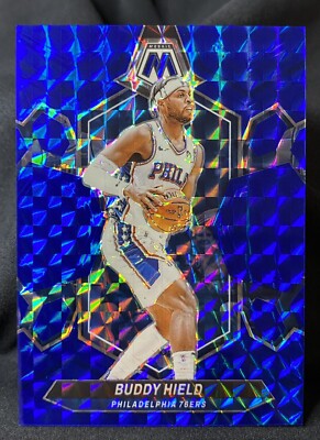 LIBER × Geek Field _ Buddy Mat_sc 2023-24 Mosaic #84 BUDDY HIELD /199 Blue PRIZM SP