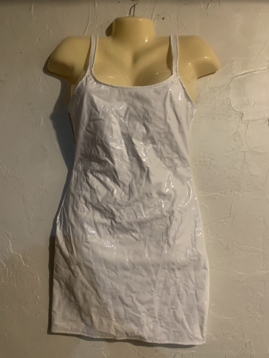 white latex mini dress Latex Mini Dress  Dark Virtue Designs