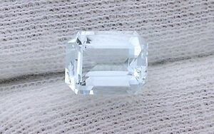 HEMATITE FACETED 10X8 MM EMERALD CUT OUTSTANDING COLOR 