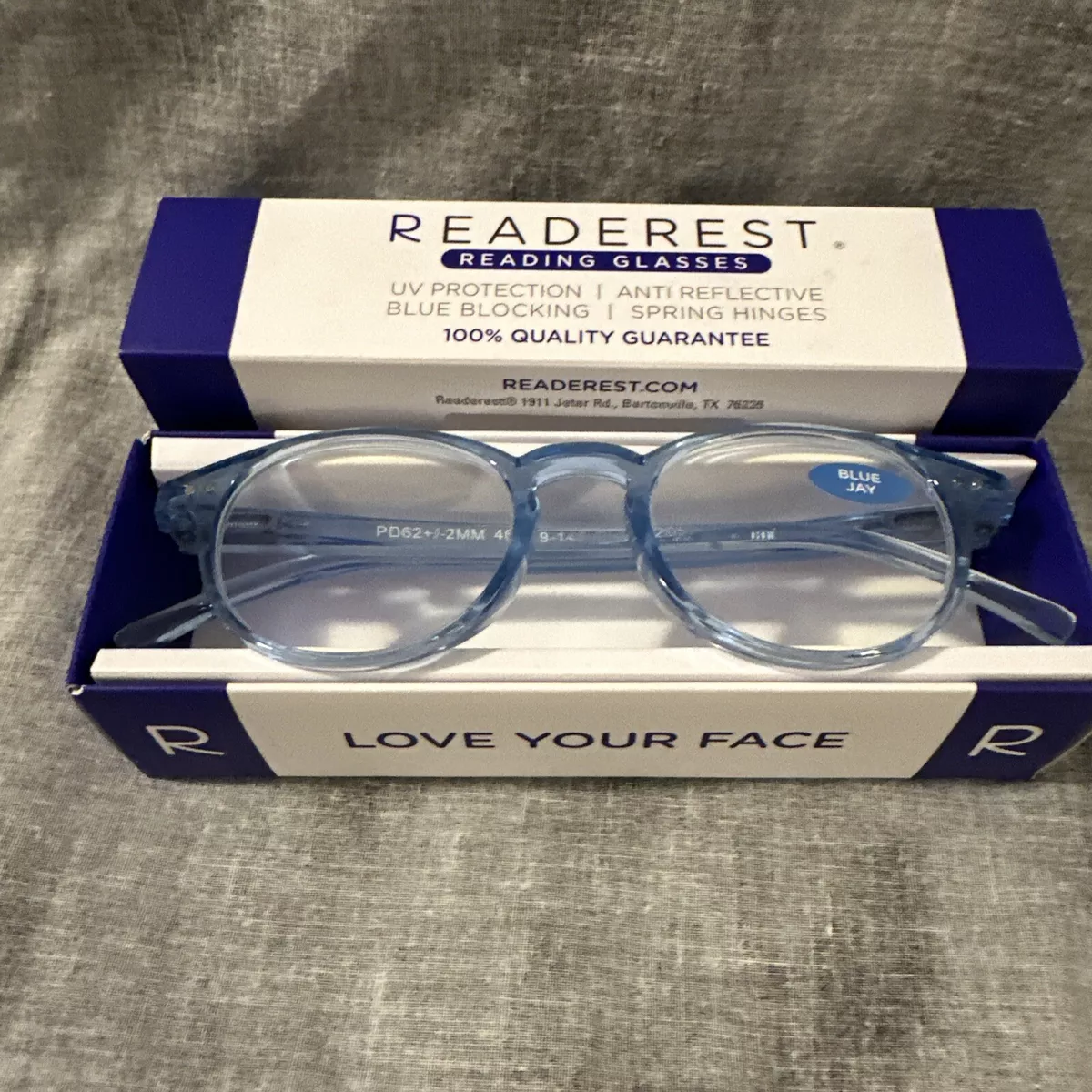 Readerest Clear Blue Light Blocking Reading Glasses (3.00