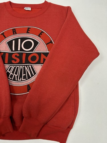 Vintage Vision Street Wear 110 Percent Skateboarding Skateboard Crewneck Small - Picture 9 of 24