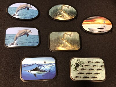 Fishing Style Belt Buckles Choose From 7 Different Options NEW