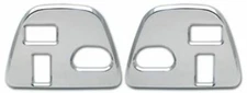 Pirate Mfg H30005SC 2006-2010 H3 & H3T Chrome Billet Seat Control Bezels, Pr.