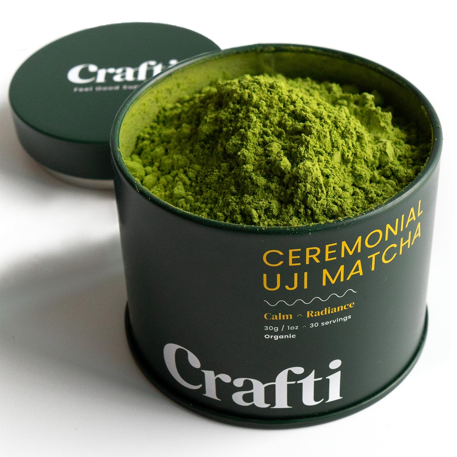 Ceremonial Grade Organic Matcha Powder 30g Sugar-Free Daily Green Tea