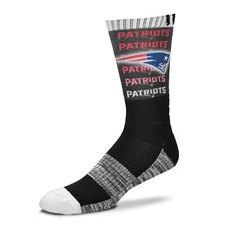 For Bare Feet New England Patriots Gradient Socks, Medium