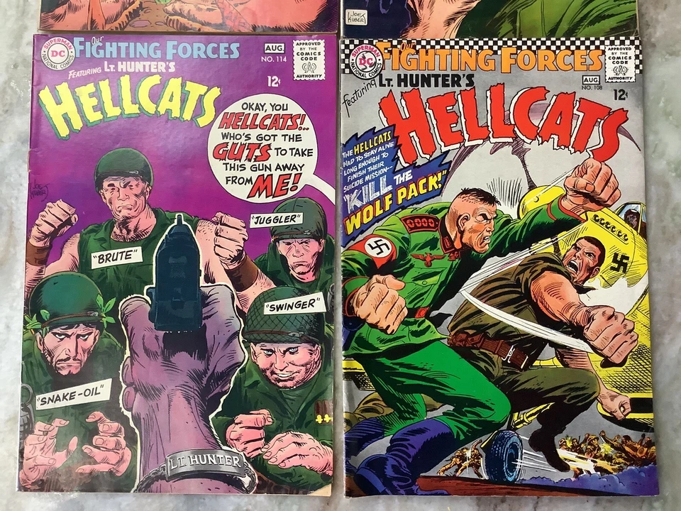 Cómics de Our Fighting Forces #102,105,108,104 DC 1967/68 Foto 2 de 4