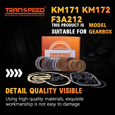 TRANSPEED KM171 KM172 F3A212 Auto Transmission Rebuild Master Kit For MITSUBISHI
