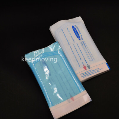 200pcs Self-Sealing Sterilization Pouches Dental Lab Dual Indicators 90*165mm