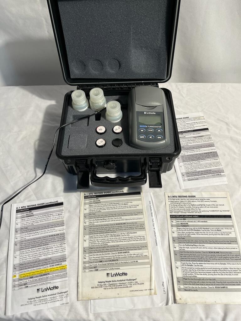 LaMotte 2020E Turbidimeter Water Quality Turbidity With Case for sale