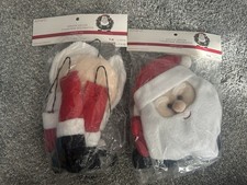 Santa Diy Wreath Decor Set of 2 Kits Christmas Craft Kits New In Package Kids