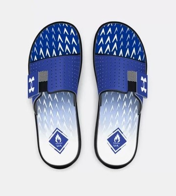 Under Armour Mercenary Slides Water Sandals UA Blue Unisex Size 12 3027252-400