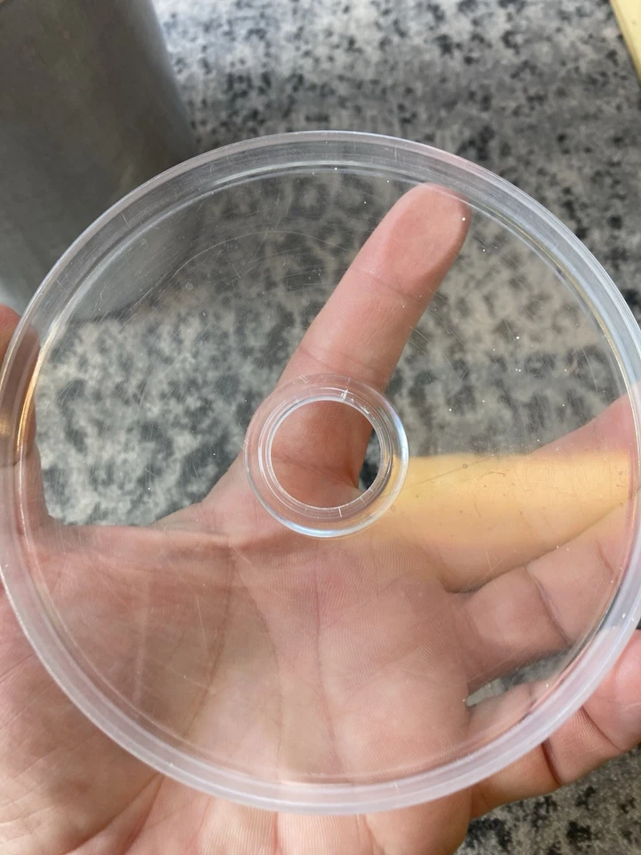 Bote de aluminio de repuesto con tapa Waring Ice Cream Parlor CF5201 modelo 11CF28 Foto 3 de 4