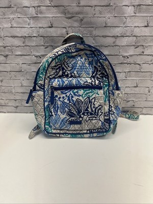 Cute Vera Bradley Santiago Campus Backpack Pre-owned Retired Pattern