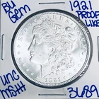 1921 BU UNCIRCULATED MORGAN SILVER DOLLAR AUTHENTIC U.S. MINT FREE SHIPPING 3689