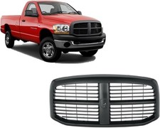 Front Grille All Black Compatible With Dodge 2006-2008 Ram 1500 / Compatible W