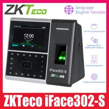 ZKTeco iFace302-S Face Fingerprint Identification Time Attendance Access Control