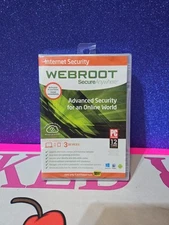 Webroot SecureAnywhere Internet Security w/ Antivirus New Sealed