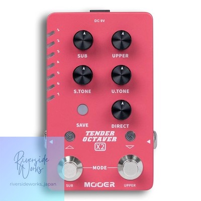 Mooer TENDER OCTAVER X2 Octaver Guitar Effects Pedal Used