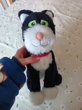 Retro Postman Pat Jessie Cat interactive working plush toy 10"