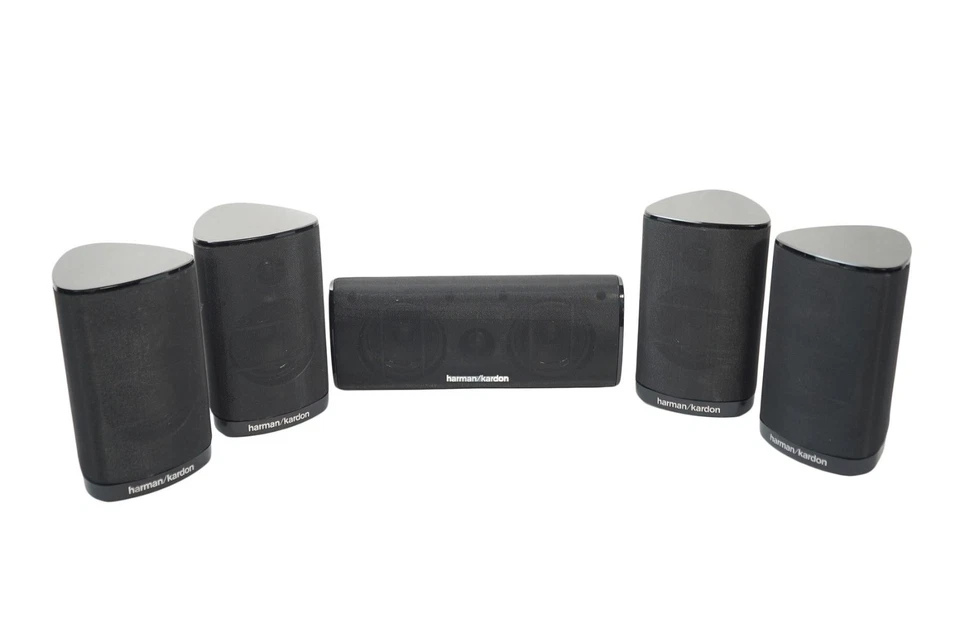 ✅5x Harman Kardon HKTS SAT-TS7 CEN-TS7 BQ Lautsprecher Boxen Schwarz✅ - Bild 2 von 4