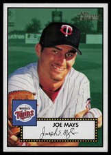 2001 Topps Heritage #46 Joe Mays : Black Back Minnesota Twins