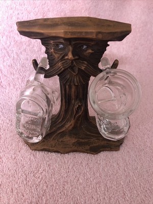 KOZIOL Shot Glass Bar Caddy Tree Stand Original With Stickers