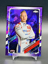 2021 Topps Chrome Sapphire Formula 1  F1 Nikita Mazepin #18 Purple 06/10 RC