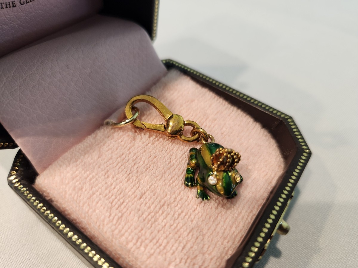 Rare Vintage Juicy Couture Frog Prince with Crown Charm YJRU0432 View 3