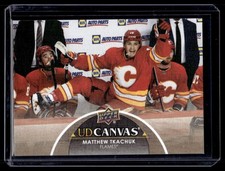 2021-22 Upper Deck  Series 2 UD Canvas Matthew Tkachuk Auto #C133