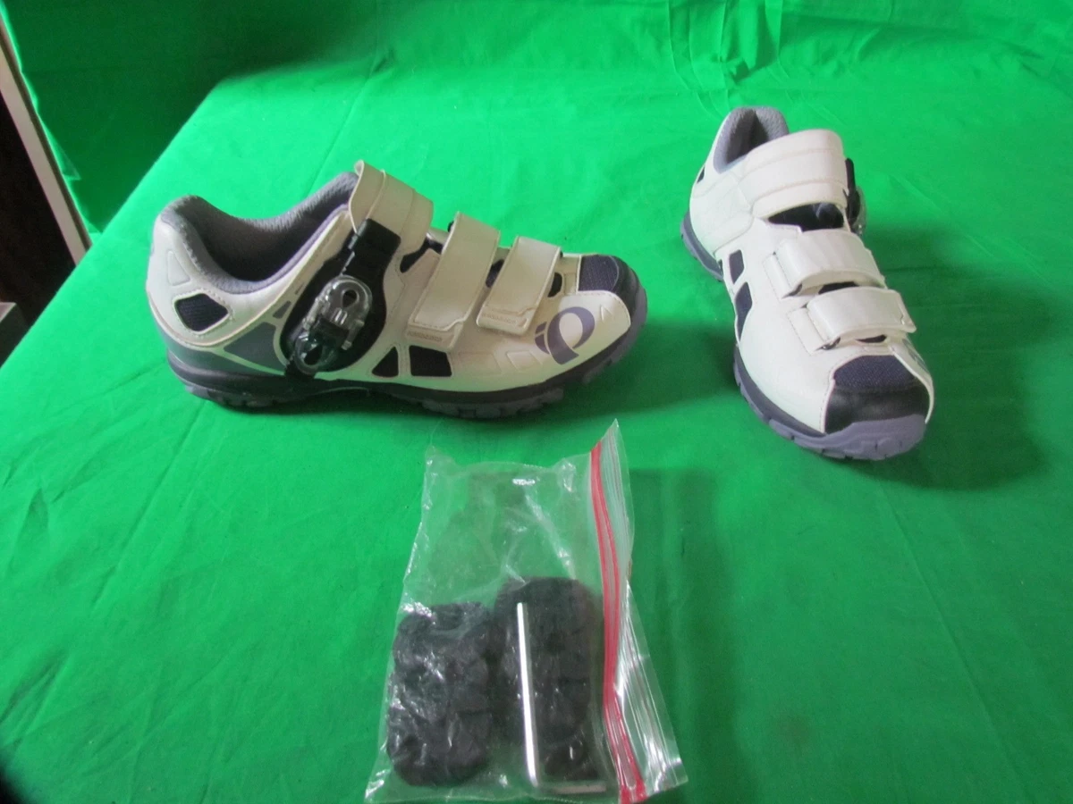 Chaussures Cyclisme Femme Pearl Izumi All Road - Blanc Argent - Pointure 38 / US 7.5 - À Clipser